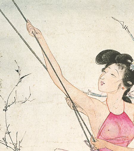 崇川-胡也佛的仕女画和最知名的金瓶梅秘戏图